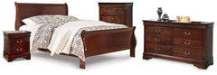 Best Deals Furniture - Ashley Furniture - Alisdair Queen Sleigh Bed, Dresser, Chest and Nightstand - Queen Sleigh Bed, Dresser, Chest and Nightstand - B376B35
