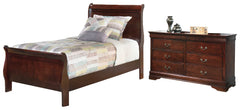 Best Deals Furniture - Ashley Furniture - Alisdair Twin Sleigh Bed and Dresser - Twin Sleigh Bed and Dresser - B376B20