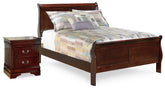 Best Deals Furniture - Ashley Furniture - Alisdair Full Sleigh Bed and Nightstand - Full Sleigh Bed and Nightstand - B376B16
