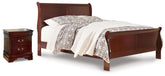 Best Deals Furniture - Ashley Furniture - Alisdair Queen Sleigh Bed and Nightstand - Queen Sleigh Bed and Nightstand - B376B41