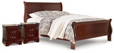 Best Deals Furniture - Ashley Furniture - Alisdair Queen Sleigh Bed and 2 Nightstands - Queen Sleigh Bed and 2 Nightstands - B376B30