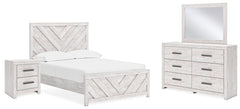Best Deals Furniture - Ashley Furniture - Cayboni Full Panel Bed, Dresser, Mirror and Nightstand - Full Panel Bed, Dresser, Mirror and Nightstand - B3788B14