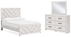 Best Deals Furniture - Ashley Furniture - Cayboni Full Panel Bed, Dresser and Mirror - Full Panel Bed, Dresser and Mirror - B3788B3