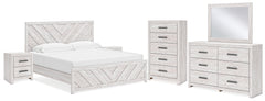 Best Deals Furniture - Ashley Furniture - Cayboni King Panel Bed, Dresser, Mirror, Chest and 2 Nightstands - King Panel Bed, Dresser, Mirror, Chest and 2 Nightstands - B3788B12