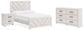 Best Deals Furniture - Ashley Furniture - Cayboni Full Panel Bed, Dresser and Nightstand - Full Panel Bed, Dresser and Nightstand - B3788B16