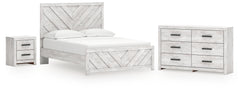 Best Deals Furniture - Ashley Furniture - Cayboni Queen Panel Bed, Dresser and Nightstand - Queen Panel Bed, Dresser and Nightstand - B3788B9