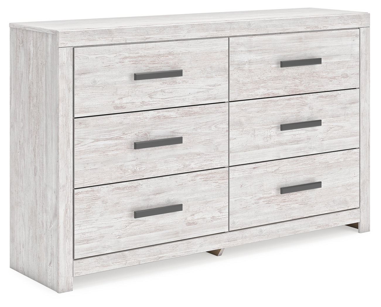 Best Deals Furniture - Ashley Furniture - Cayboni Dresser - Six Drawer Dresser / Whitewash - B3788-31