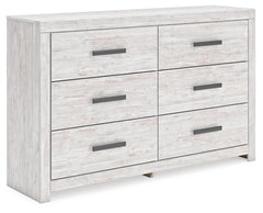 Best Deals Furniture - Ashley Furniture - Cayboni Dresser - Six Drawer Dresser / Whitewash - B3788-31