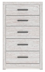 Cayboni Queen Panel Bed, Chest and Nightstand