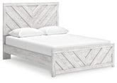Best Deals Furniture - Ashley Furniture - Cayboni Queen Panel Bed - Queen Panel Bed / Whitewash - B3788B4