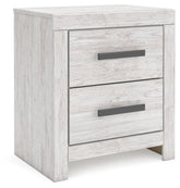 Best Deals Furniture - Ashley Furniture - Cayboni Nightstand - Two Drawer Night Stand / Whitewash - B3788-92