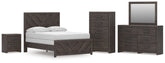 Best Deals Furniture - Ashley Furniture - Prendonea Full Panel Bed, Dresser, Mirror, Chest and Nightstand - Full Panel Bed, Dresser, Mirror, Chest and Nightstand - B3789B12