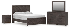 Best Deals Furniture - Ashley Furniture - Prendonea Queen Panel Bed, Dresser, Mirror and Nightstand - Queen Panel Bed, Dresser, Mirror and Nightstand - B3789B10