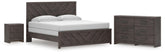 Best Deals Furniture - Ashley Furniture - Prendonea King Panel Bed, Dresser and Nightstand - King Panel Bed, Dresser and Nightstand - B3789B16