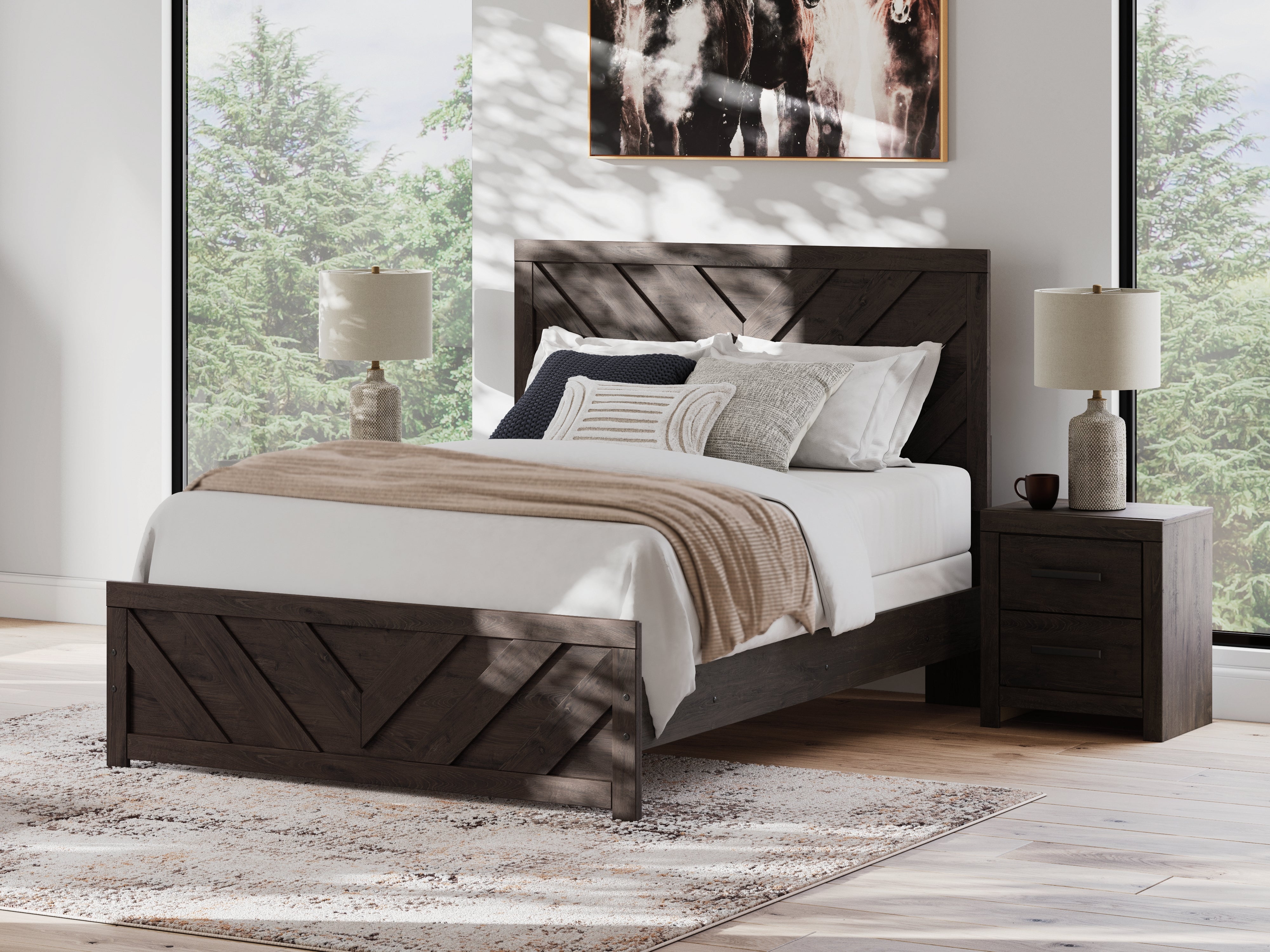 Best Deals Furniture - Ashley Furniture - Prendonea Queen Panel Bed - Queen Panel Bed - B3789B4