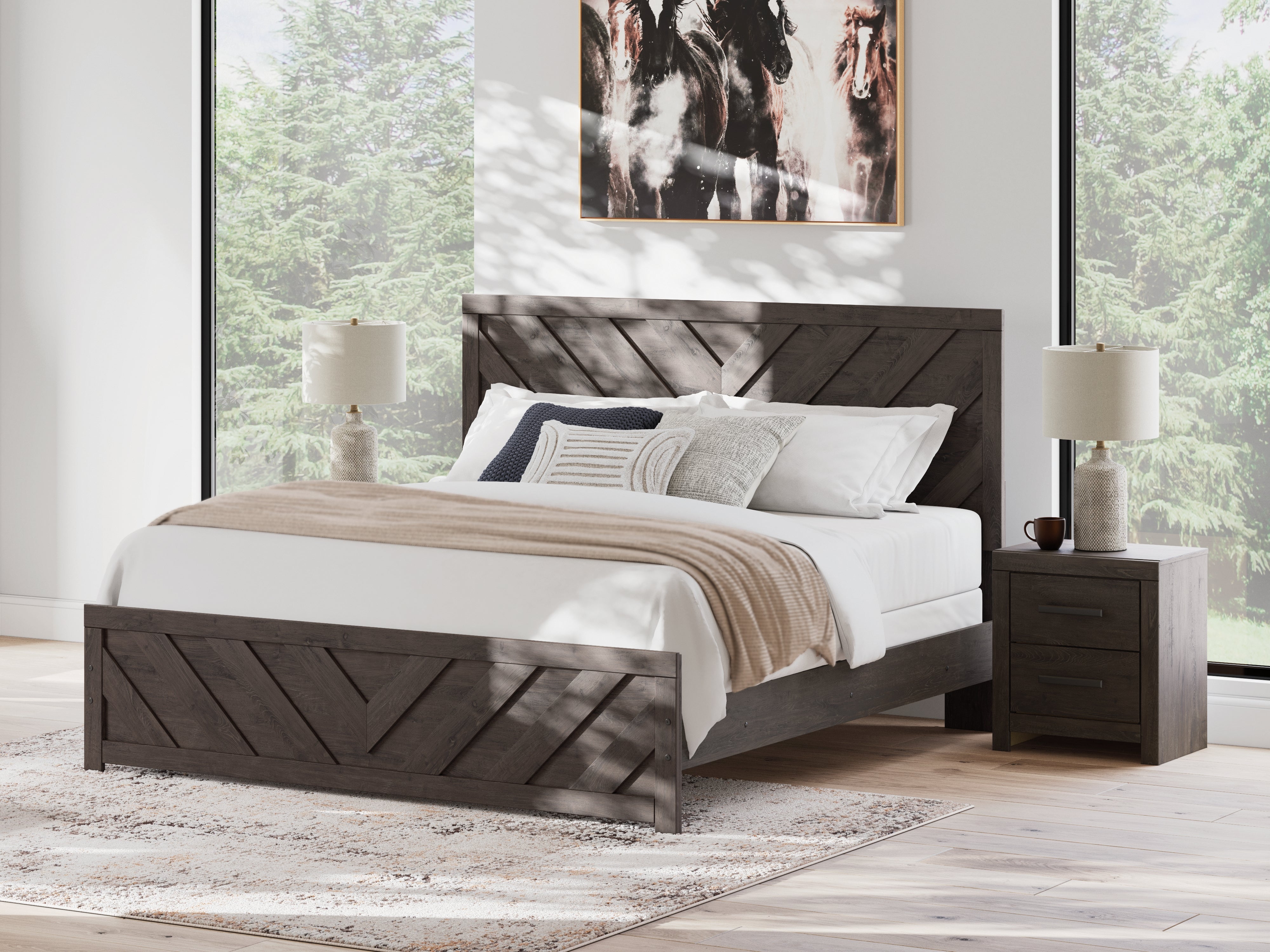 Best Deals Furniture - Ashley Furniture - Prendonea King Panel Bed - King Panel Bed - B3789B8
