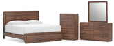 Best Deals Furniture - Ashley Furniture - Fortlorn King Panel Bed, Dresser, Mirror and Chest - King Panel Bed, Dresser, Mirror and Chest - B386B15