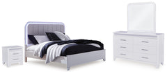 Best Deals Furniture - Ashley Furniture - Jarlee Queen Panel Bed, Dresser, Mirror and Nightstand - Queen Panel Bed, Dresser, Mirror and Nightstand - PCB392B6