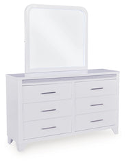 Jarlee Queen Panel Bed, Dresser, Mirror and Nightstand