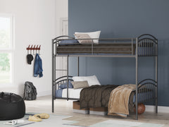 Best Deals Furniture - Ashley Furniture - Lanceburg Twin over Twin Bunk Bed and 2 Mattresses - Twin over Twin Bunk Bed and 2 Mattresses - PCB400B1