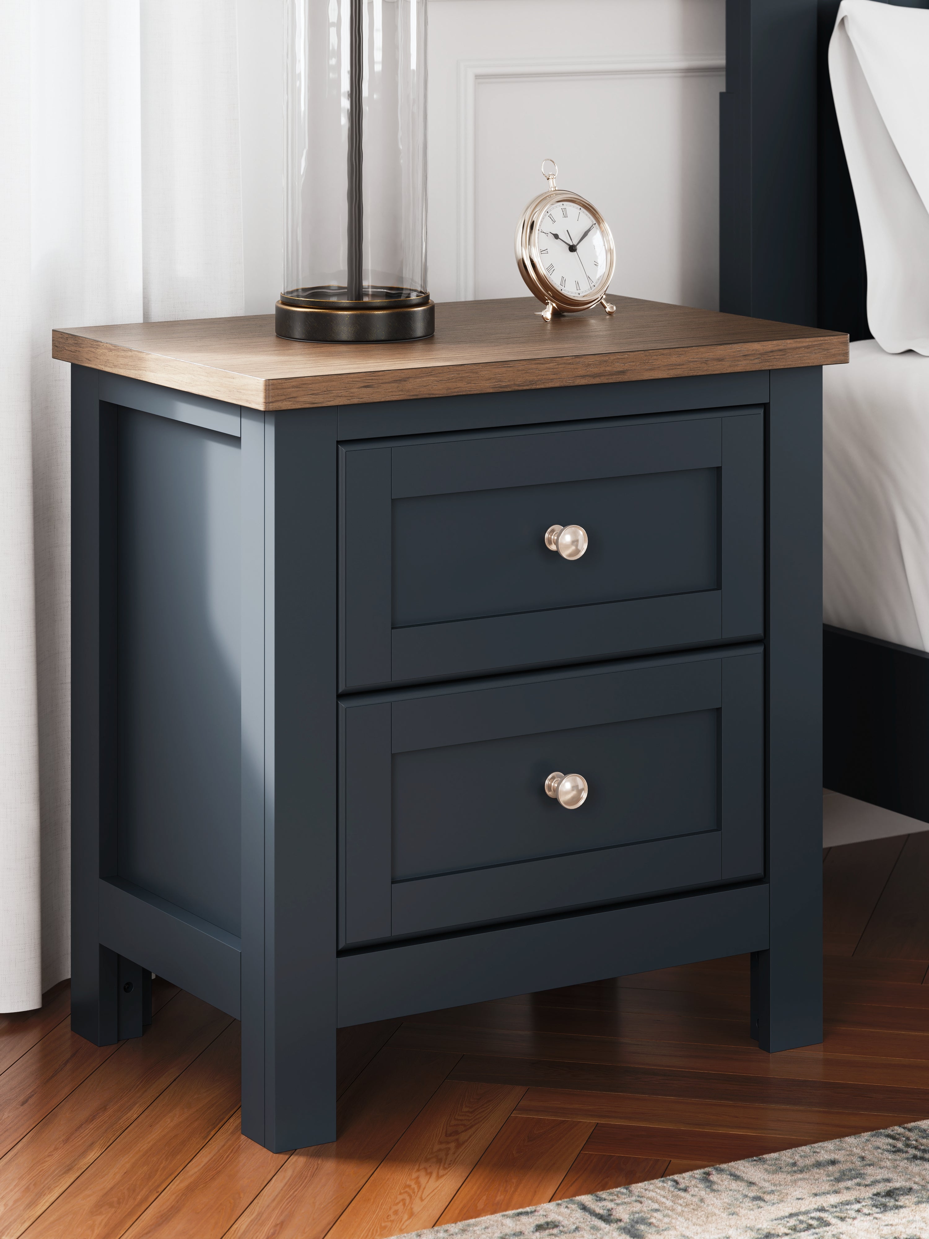 Best Deals Furniture - Ashley Furniture - Landocken Nightstand - Two Drawer Night Stand - B414-92