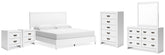 Best Deals Furniture - Ashley Furniture - Binterglen King Panel Bed, Dresser, Chest and 2 Nightstands - King Panel Bed, Dresser, Chest and 2 Nightstands - B427B21