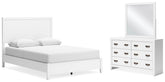 Best Deals Furniture - Ashley Furniture - Binterglen Queen Panel Bed, Dresser and Mirror - Queen Panel Bed, Dresser and Mirror - B427B7