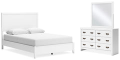 Best Deals Furniture - Ashley Furniture - Binterglen Queen Panel Bed, Dresser and Mirror - Queen Panel Bed, Dresser and Mirror - B427B7