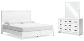 Best Deals Furniture - Ashley Furniture - Binterglen King Panel Bed, Dresser and Mirror - King Panel Bed, Dresser and Mirror - B427B12