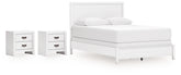 Best Deals Furniture - Ashley Furniture - Binterglen Queen Panel Bed and 2 Nightstands - Queen Panel Bed and 2 Nightstands - B427B18