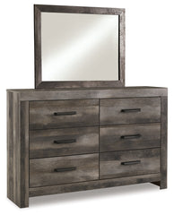 Wynnlow Full Crossbuck Panel Bed, Dresser and Mirror