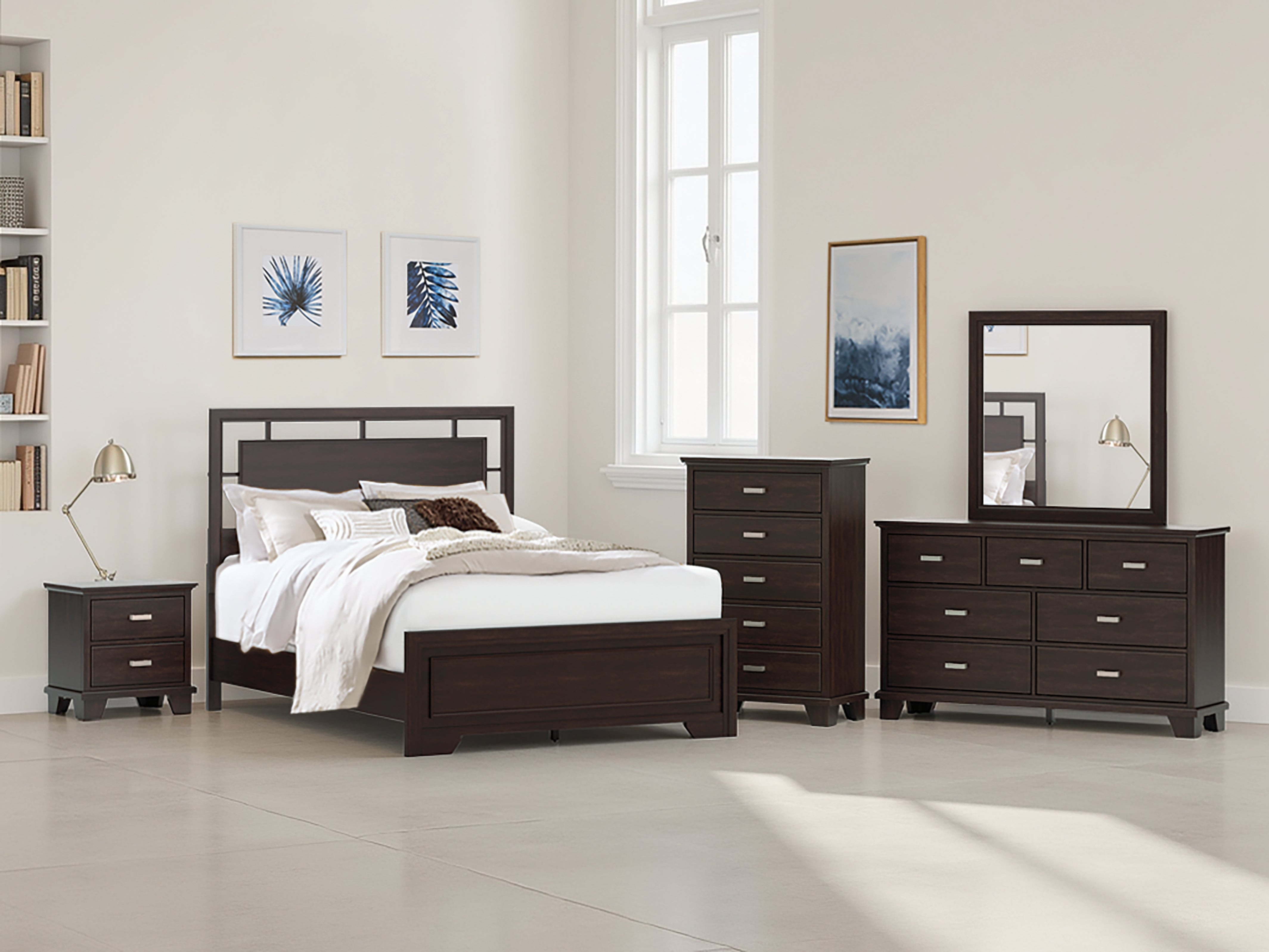 Best Deals Furniture - Ashley Furniture - Covetown Queen Panel Bed - Queen Panel Bed - B441B6
