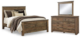 Best Deals Furniture - Ashley Furniture - Trinell Queen Panel Bed, Dresser and Mirror - Queen Panel Bed, Dresser and Mirror - B446B82