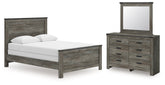 Best Deals Furniture - Ashley Furniture - Frandern Queen Panel Bed, Dresser and Mirror - Queen Panel Bed, Dresser and Mirror - B4480B22