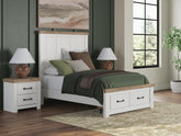 Best Deals Furniture - Ashley Furniture - Savonport Full Panel Storage Bed - Full Panel Storage Bed - B4615B6