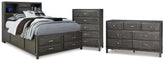 Best Deals Furniture - Ashley Furniture - Caitbrook Full Storage Bed, Dresser and Chest - Full Storage Bed, Dresser and Chest - B476B34