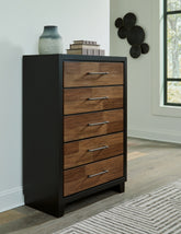Best Deals Furniture - Ashley Furniture - Kraeburn Chest of Drawers - Five Drawer Chest - B496-46