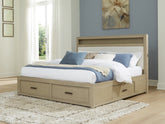 Best Deals Furniture - Ashley Furniture - Calmoro Queen Bookcase Bed - Queen Bookcase Bed - B602B4