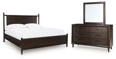 Best Deals Furniture - Ashley Furniture - Dantenton Queen Panel Bed, Dresser and Mirror - Queen Panel Bed, Dresser and Mirror - B611B3