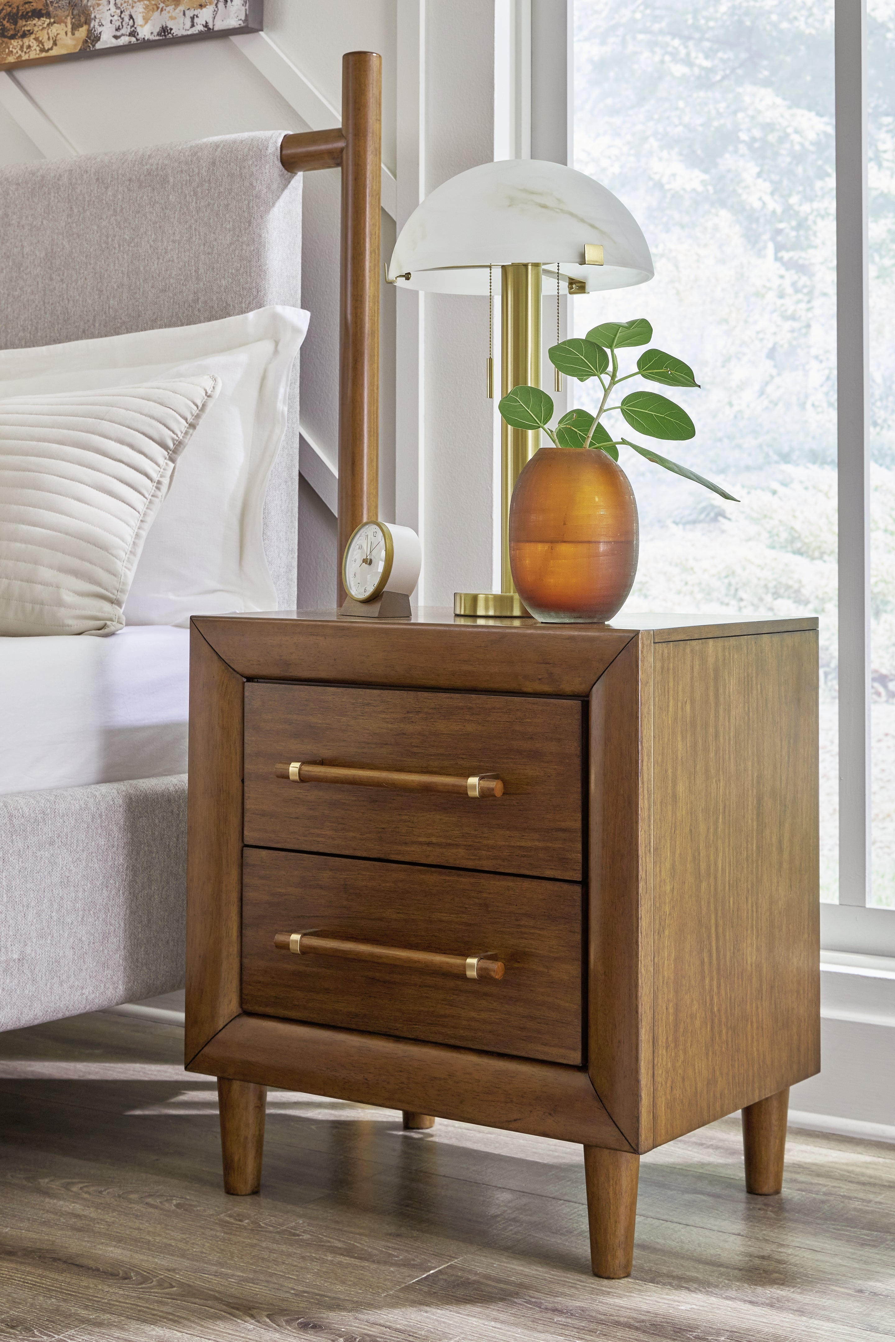 Best Deals Furniture - Ashley Furniture - Lyncott Nightstand - Two Drawer Night Stand - B615-92