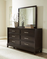 Best Deals Furniture - Ashley Furniture - Neymorton Dresser and Mirror - Dresser and Mirror - B618B1