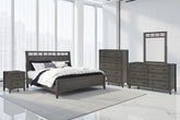 Best Deals Furniture - Ashley Furniture - Montillan Queen Panel Bed - Queen Panel Bed - B651B2