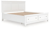 Best Deals Furniture - Ashley Furniture - Fortman King Panel Storage Bed - King Panel Storage Bed - B680B22