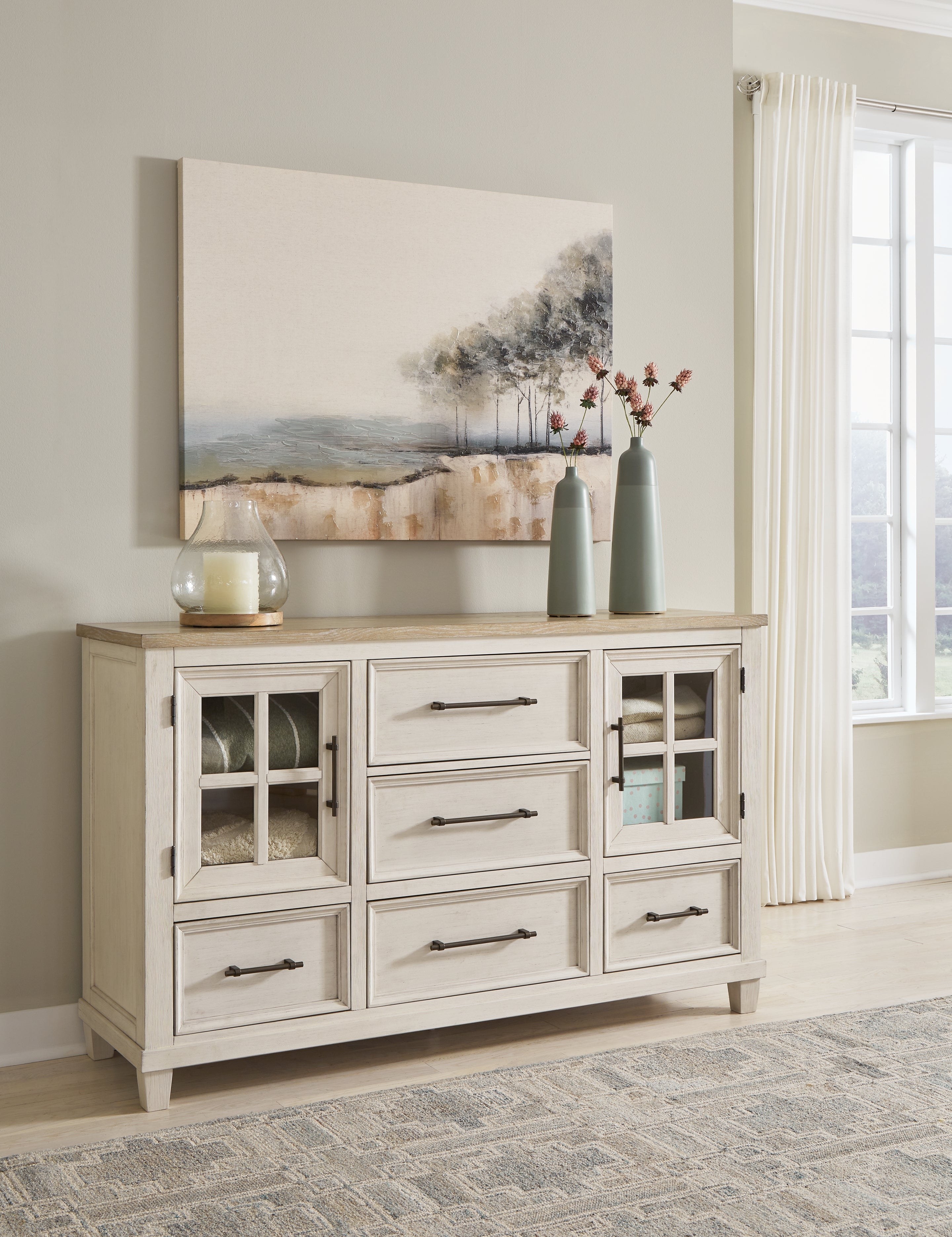 Best Deals Furniture - Ashley Furniture - Shaybrock Dresser - Dresser - B683-31