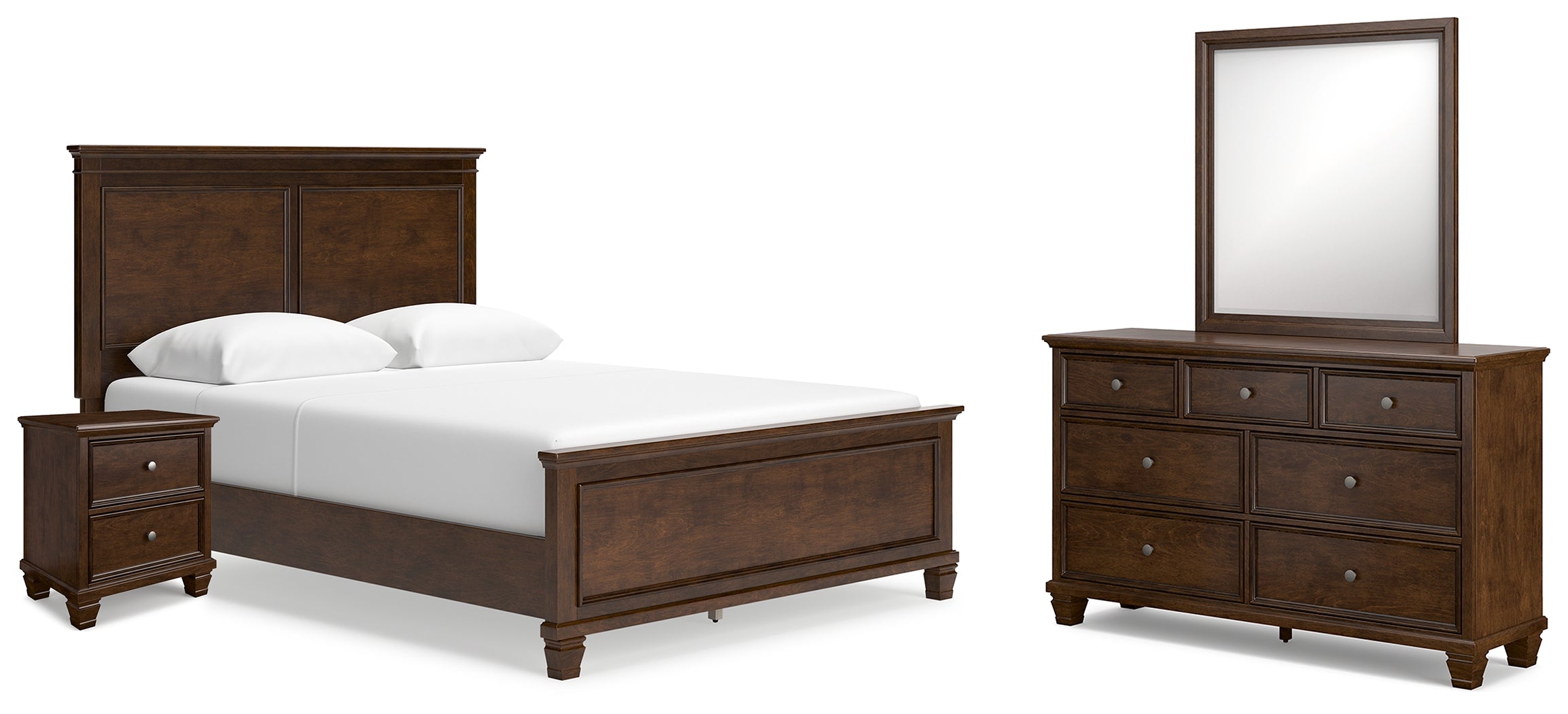 Best Deals Furniture - Ashley Furniture - Danabrin Queen Panel Bed, Dresser, Mirror and Nightstand - Queen Panel Bed, Dresser, Mirror and Nightstand - B685B15