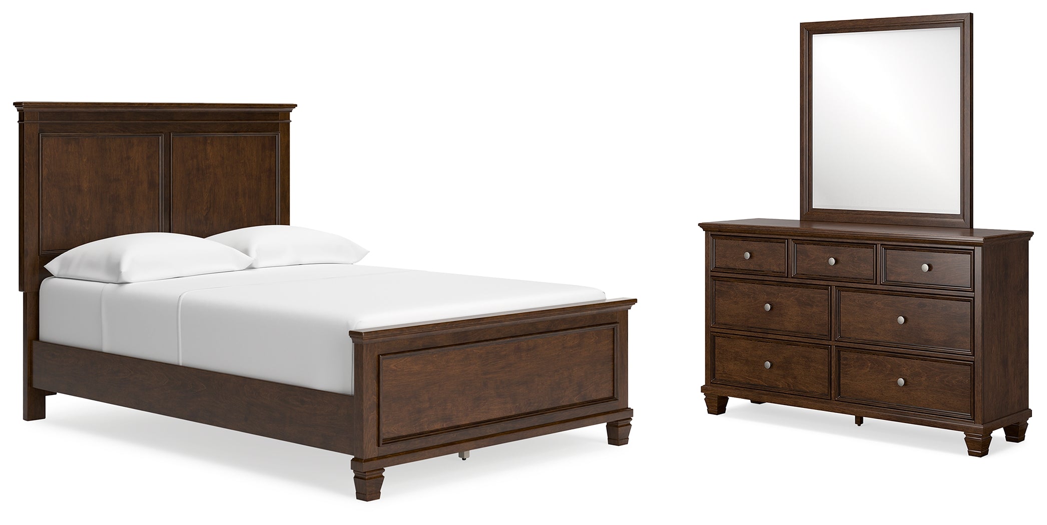 Best Deals Furniture - Ashley Furniture - Danabrin Full Panel Bed, Dresser and Mirror - Full Panel Bed, Dresser and Mirror - B685B9