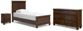 Best Deals Furniture - Ashley Furniture - Danabrin Twin Panel Bed, Dresser and Nightstand - Twin Panel Bed, Dresser and Nightstand - B685B29