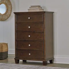 Best Deals Furniture - Ashley Furniture - Danabrin Chest of Drawers - Five Drawer Chest - B685-46