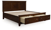 Best Deals Furniture - Ashley Furniture - Danabrin King Panel Storage Bed - King Panel Storage Bed - B685B18