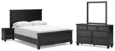 Best Deals Furniture - Ashley Furniture - Lanolee Queen Panel Bed, Dresser, Mirror and Nightstand - Queen Panel Bed, Dresser, Mirror and Nightstand - B687B15